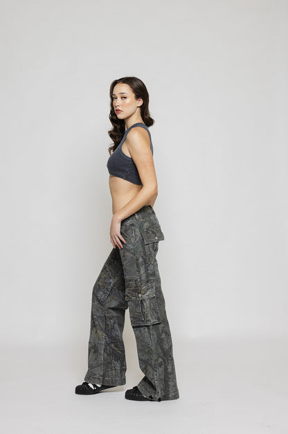 Unisex Camo Cargo Trousers