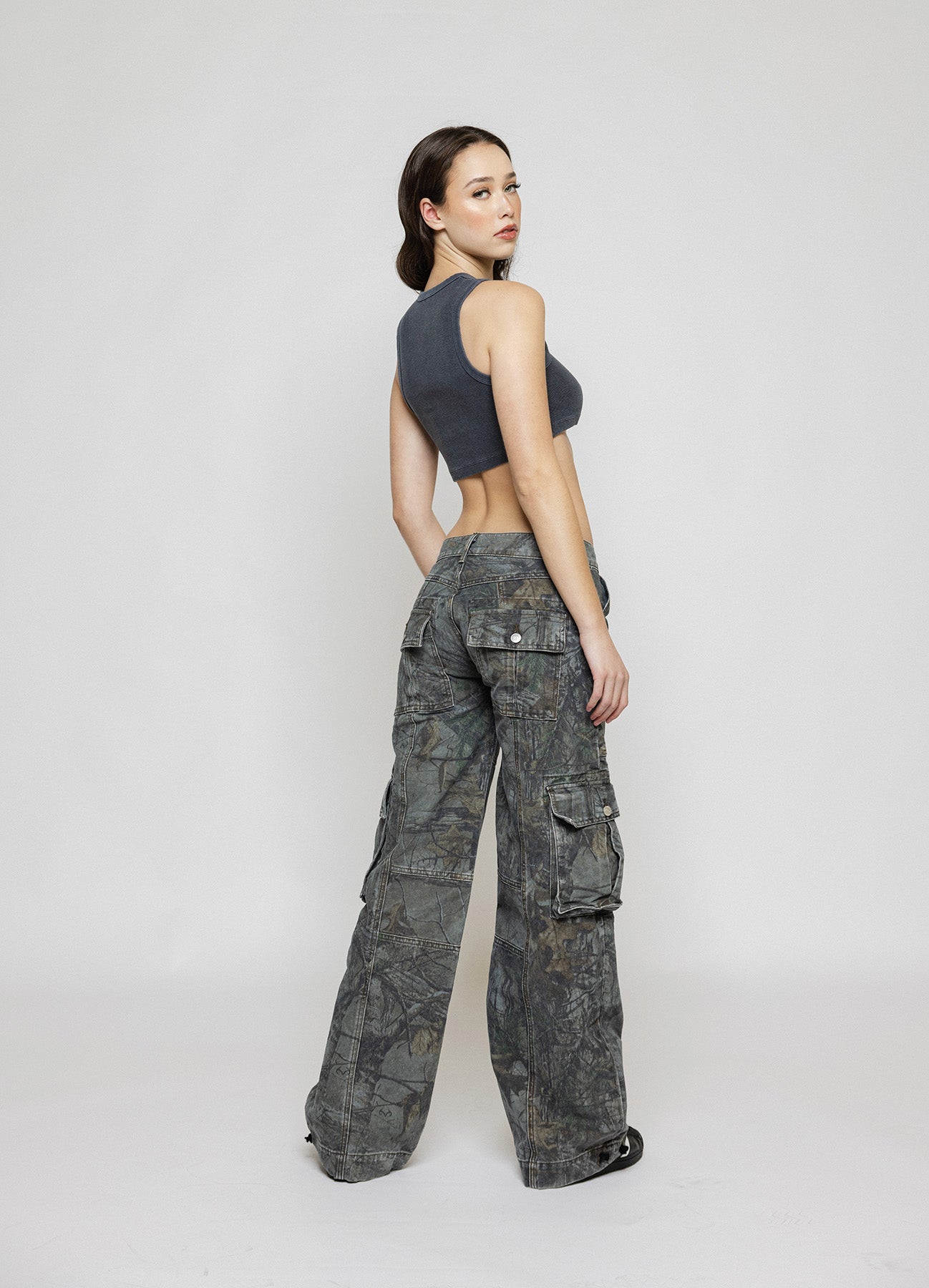 Unisex Camo Cargo Trousers