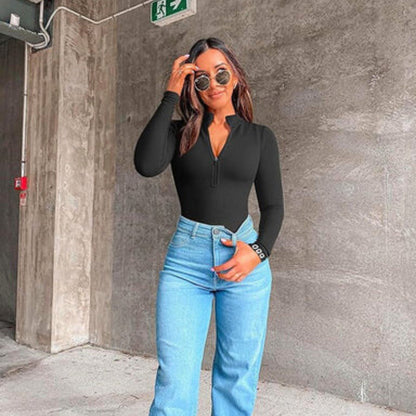 ShapeX Zip Up Bodysuit