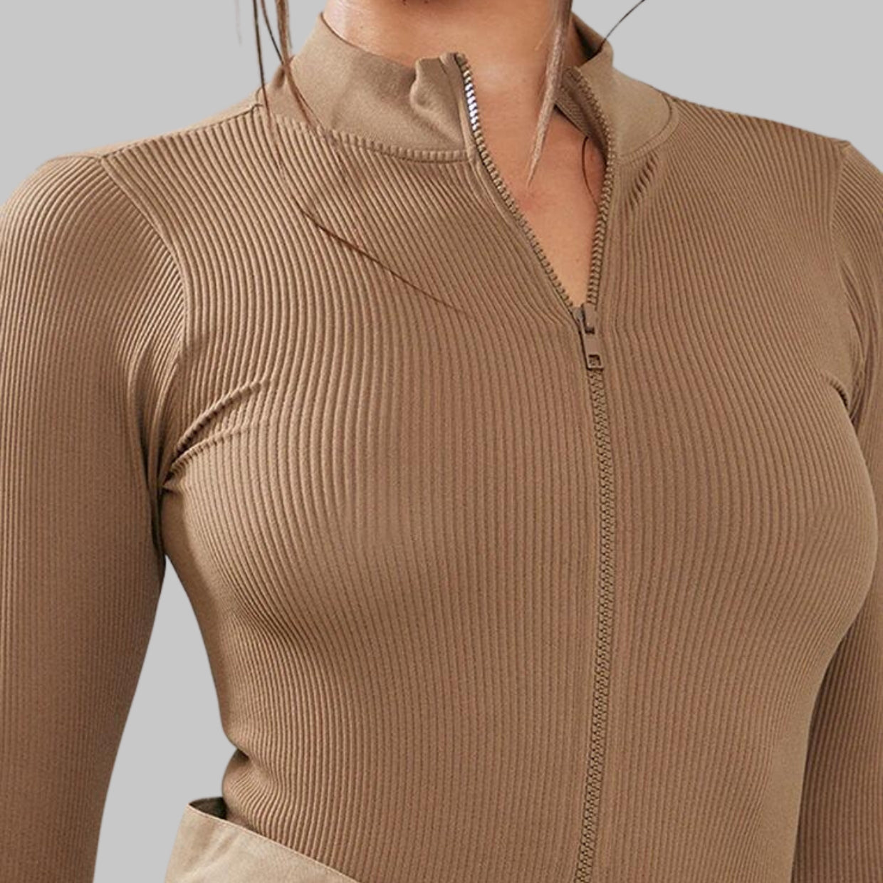 ShapeX Zip Up Bodysuit