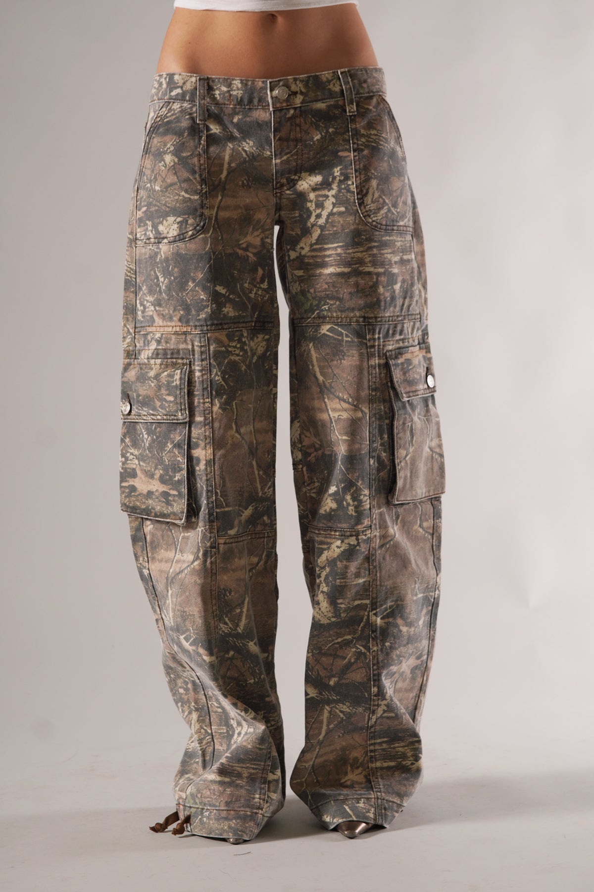Unisex Camo Cargo Trousers