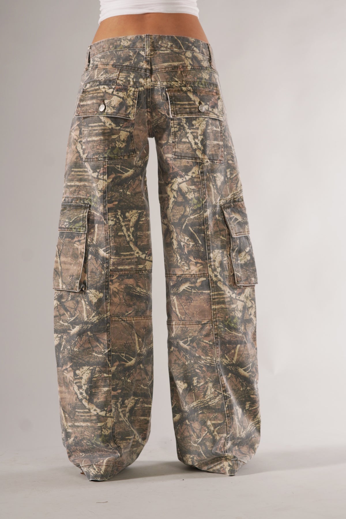 Unisex Camo Cargo Trousers